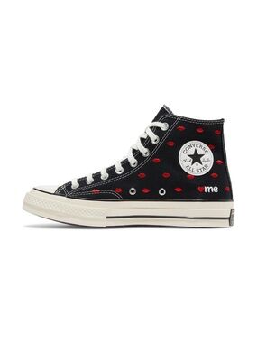 Converse limited edition high top embroidered lips